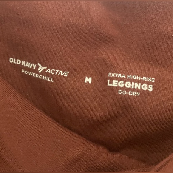 Old Navy | Cross Front Leggings | Rust - Picture 2 of 3